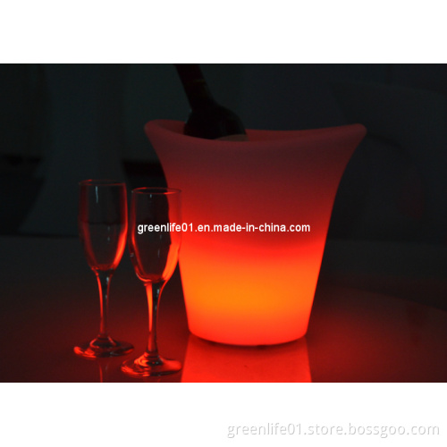 Illuminated LED Ice Bucket/Wine Bucket, Pub Furniture, LED Ice Bucket